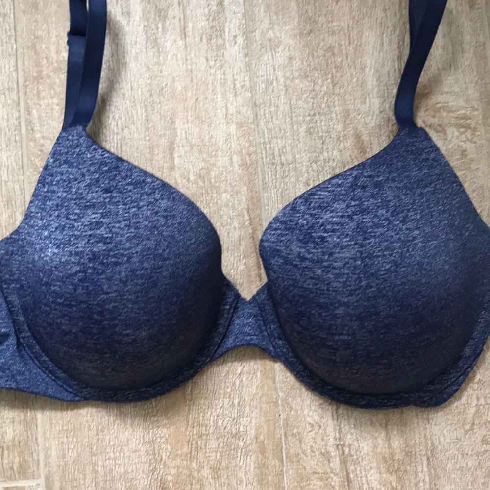 VS 32DD Navy Bra